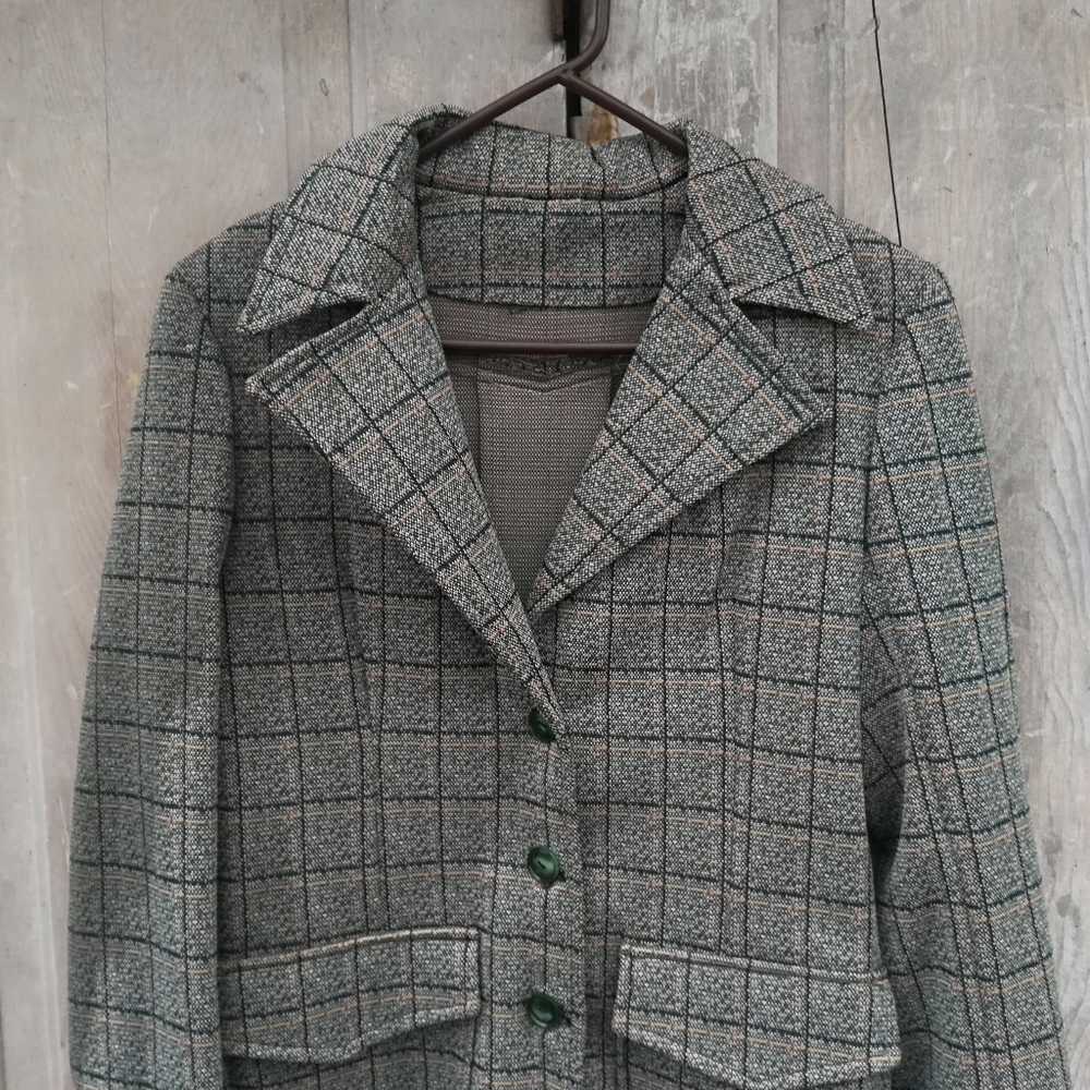 Vintage Handmade Polyester Jacket - image 4